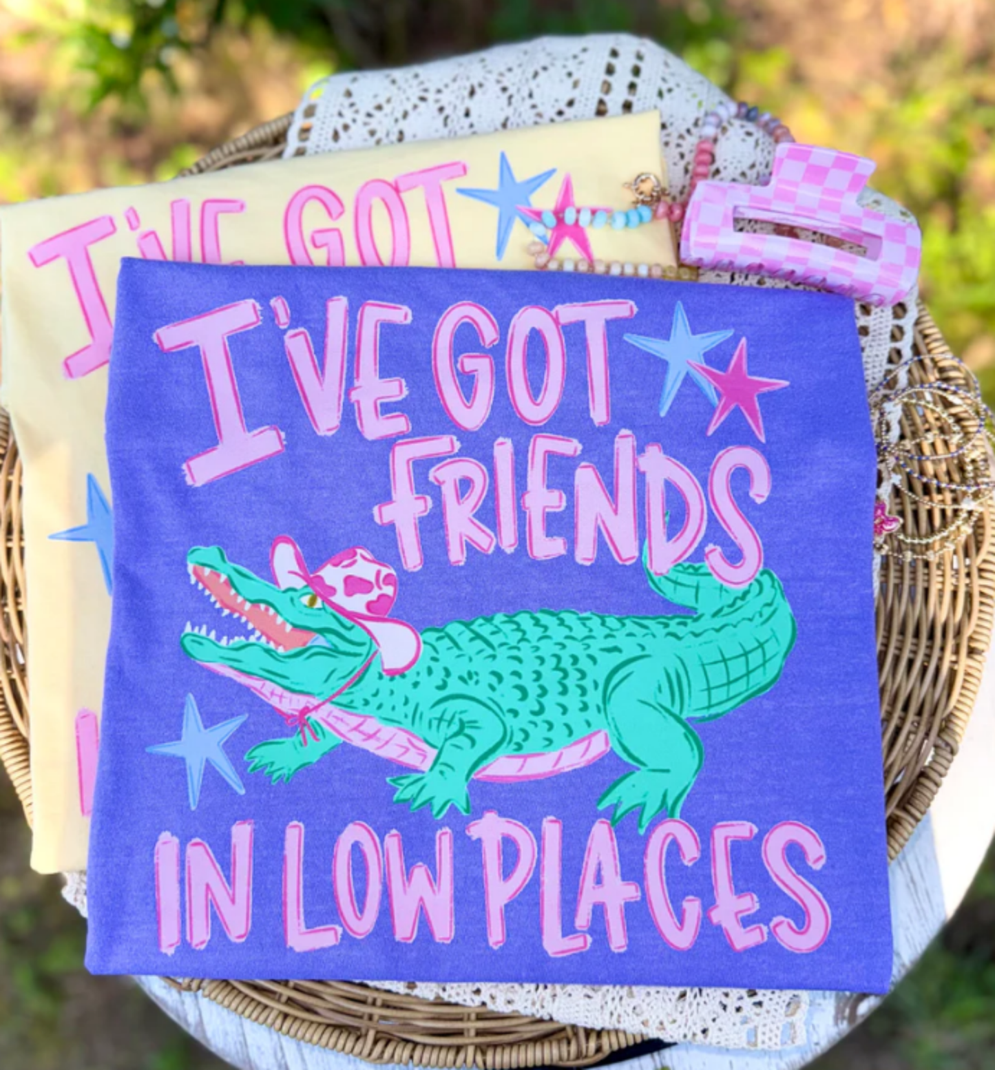 RTS I'VE GOT FRIENDS IN LOW PLACES DTF DIRECT TO FILM transfers ADULT 10X11.5 - Do it yourself Transfers